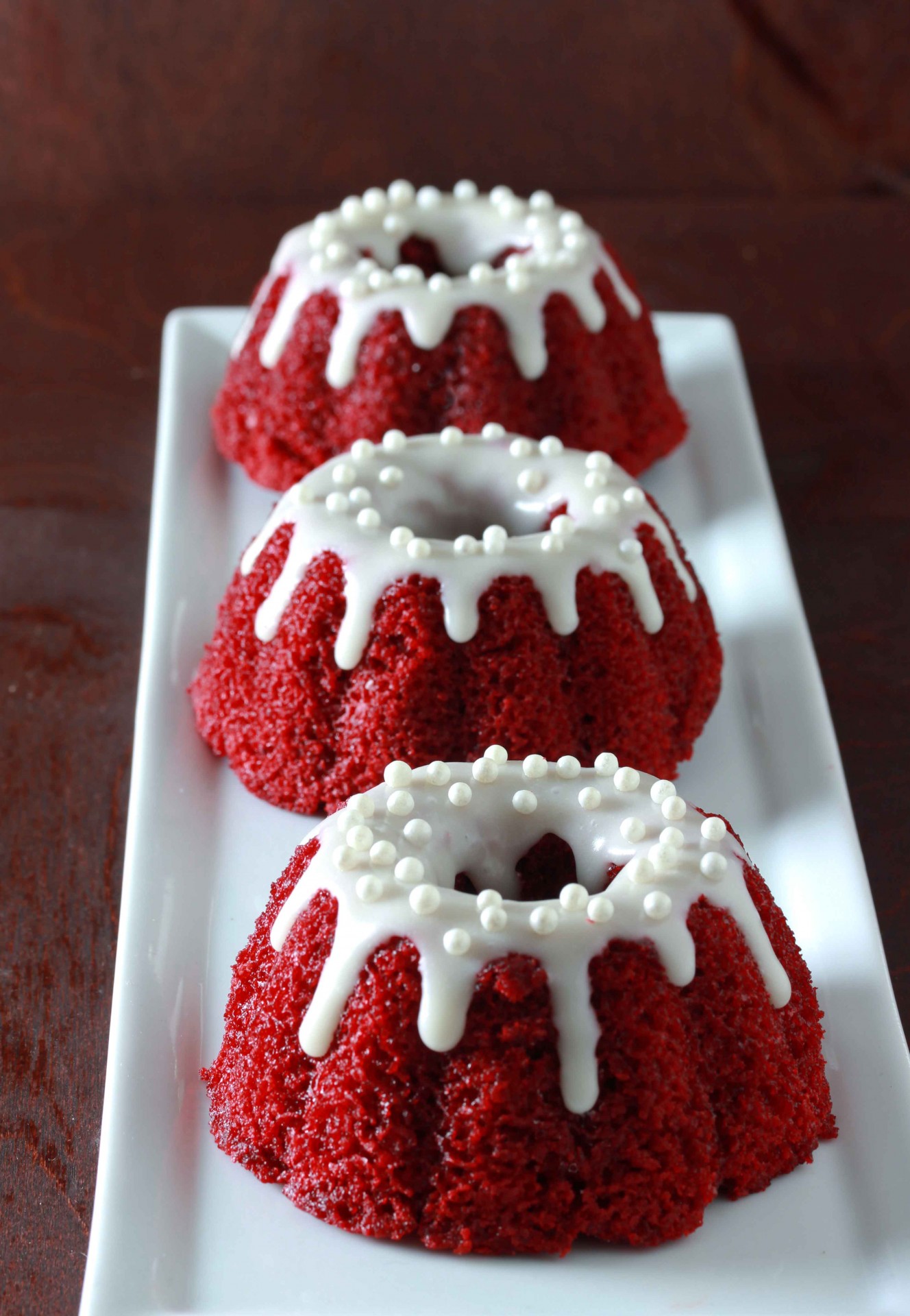 Mini Red Velvet Bundt Cakes 2